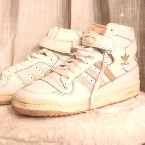adidas Originals Forum 84 Hi top sneakers in white